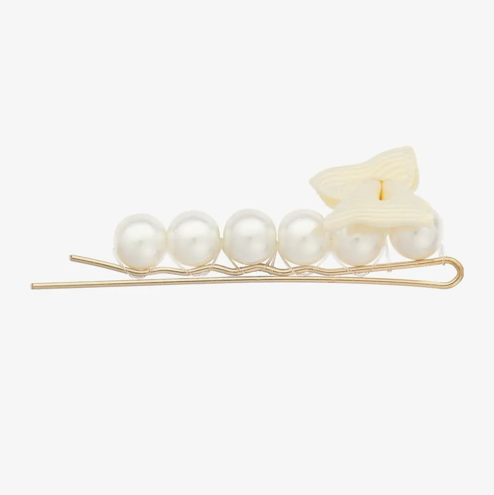 Ivory Pearl Hair Clip (5cm)