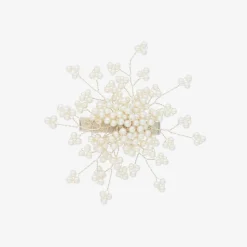 Ivory Pearl Hair Clip (9cm)