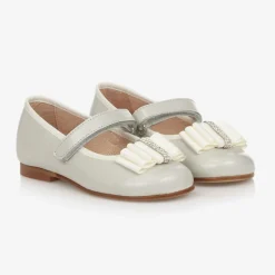 Ivory Pearl Leather Shoes