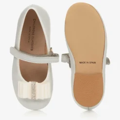 Ivory Pearl Leather Shoes
