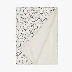 Ivory Plush Dalmation Print Blanket (98cm)