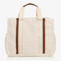 Ivory Sherpa Fleece Changing Bag (41cm)