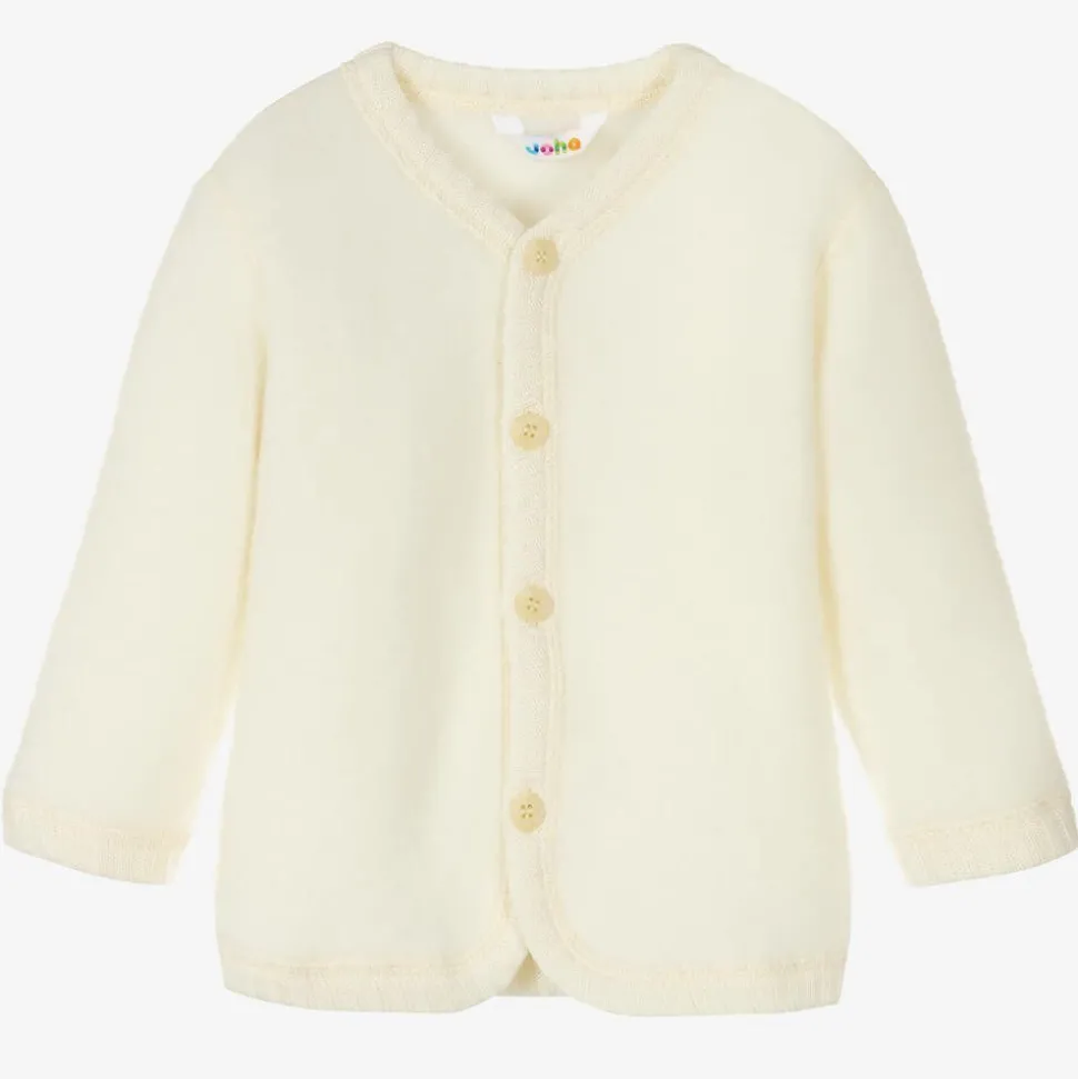 Ivory Thermal Wool Cardigan