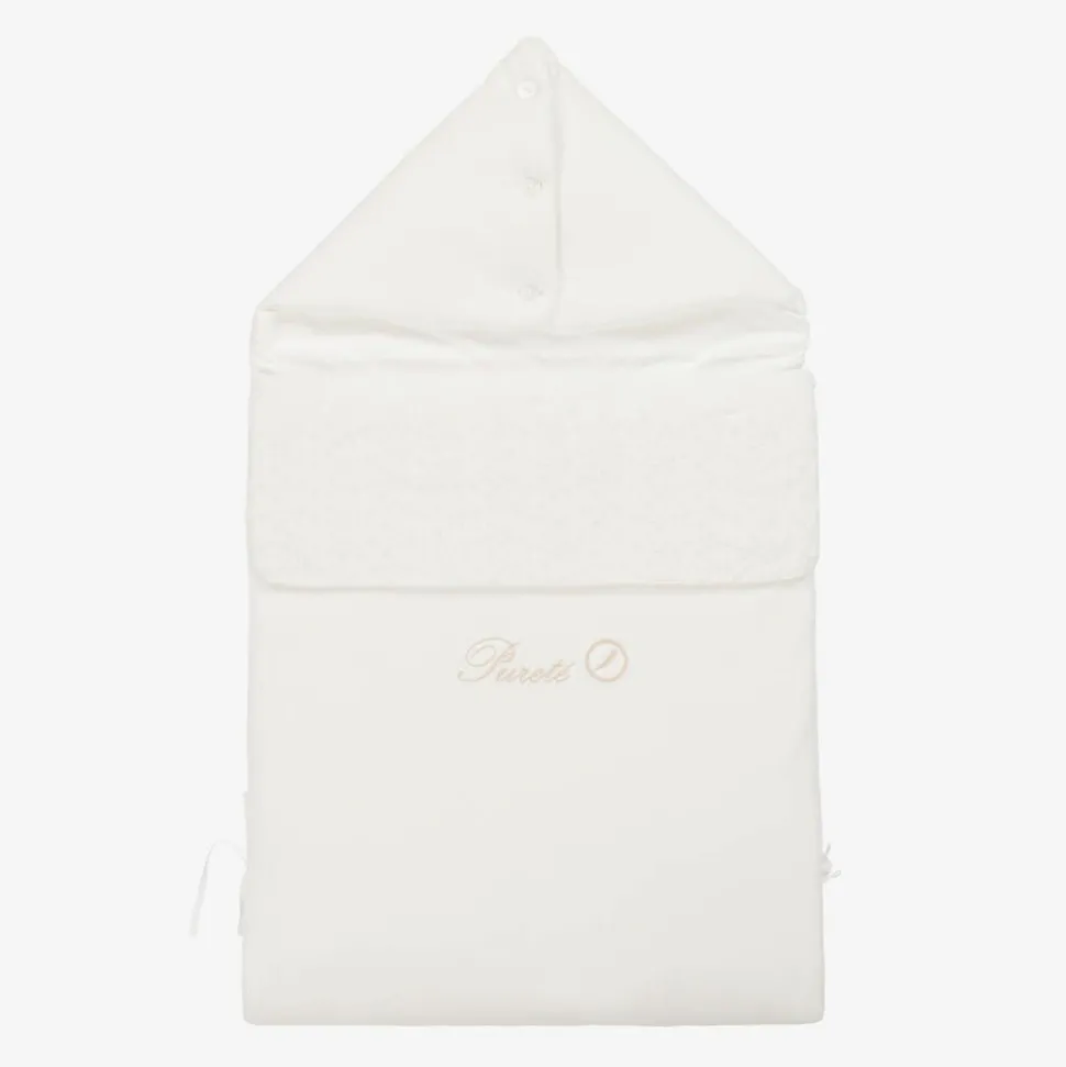 Ivory Velour Baby Nest (87cm)