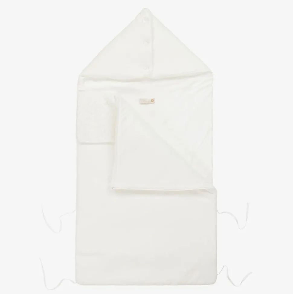 Ivory Velour Baby Nest (87cm)