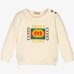 Ivory Vintage Logo Sweatshirt
