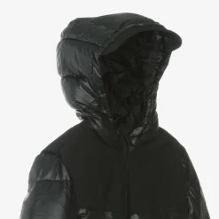 Junior Boys Black Hooded Puffer Jacket