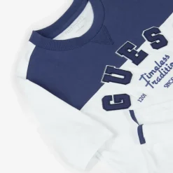 Junior Boys White Cotton T-Shirt