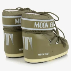 Khaki Green Icon Short Snow Boots