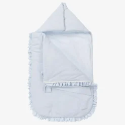 Light Blue Cotton Jersey Baby Nest (80cm)