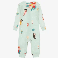 Mint Green Cotton Babysuit & Book Set