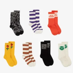 Multicolour Organic Cotton Socks (7 Pack)