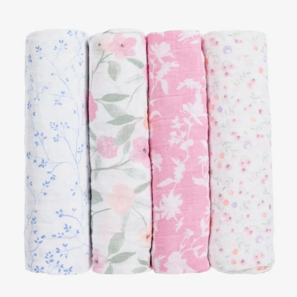 Muslin Swaddles (4 Pack)