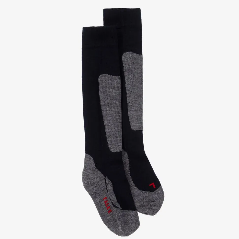 Navy Blue Active Ski Socks