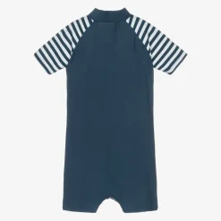 Navy Blue Anchor Sun Suit (UPF50+)