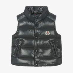Navy Blue Bernard Down Padded Gilet