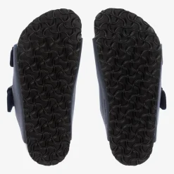 Navy Blue Buckle Sandals