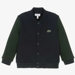 Navy Blue Cotton Jersey Varisty Jacket