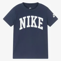 Navy Blue Cotton T-Shirt