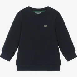 Navy Blue Crocodile Logo Sweatshirt