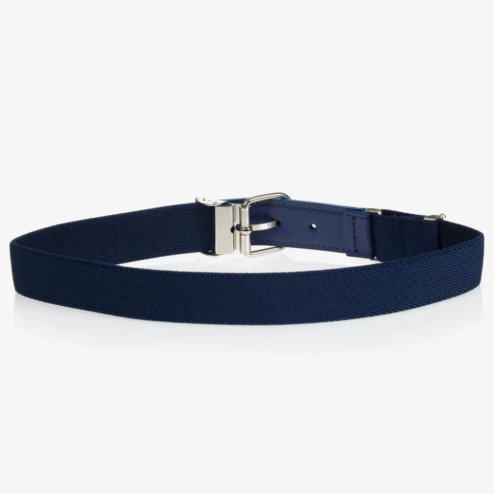 Navy Blue Elasticated Belt