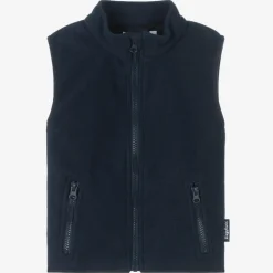 Navy Blue Fleece Gilet