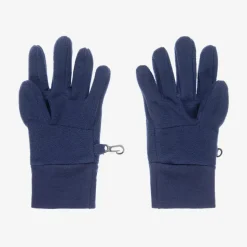 Navy Blue Fleece Gloves