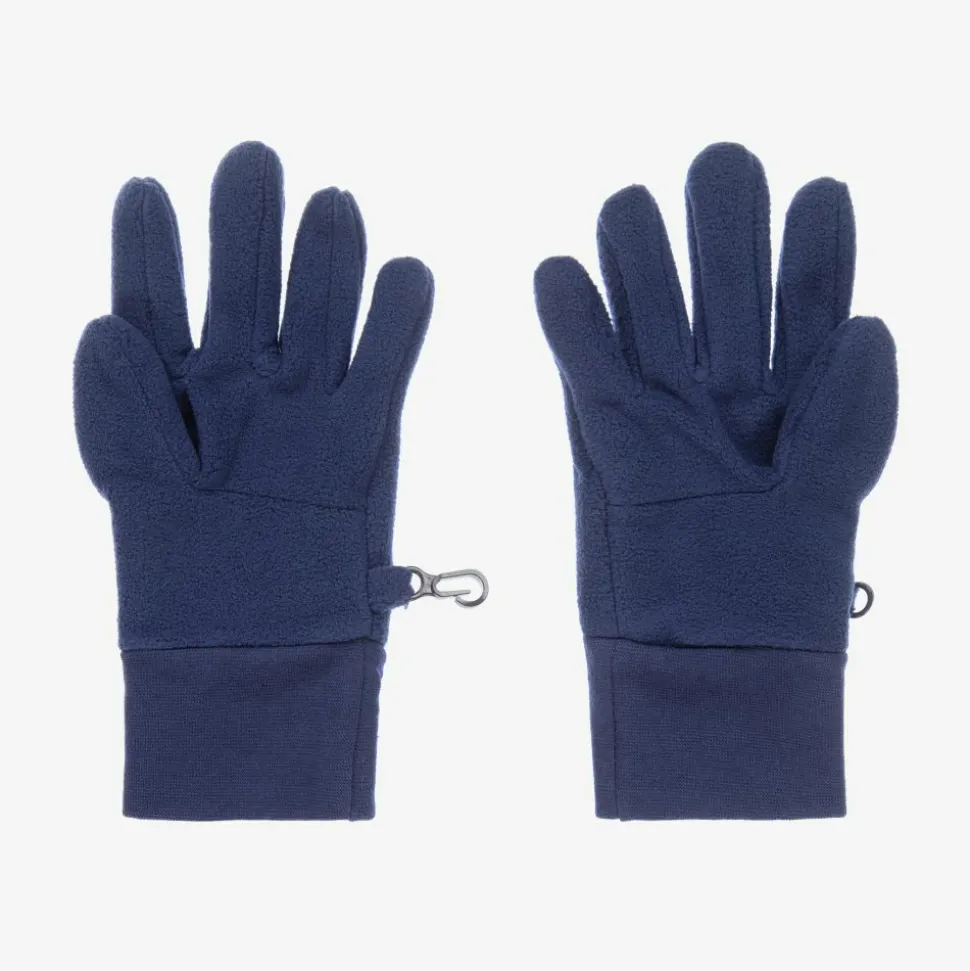 Navy Blue Fleece Gloves