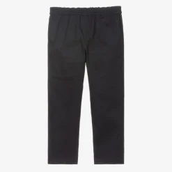 Navy Blue Gabardine Trousers