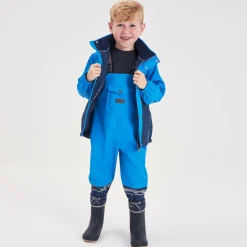 Navy Blue Rubber Rain Boots