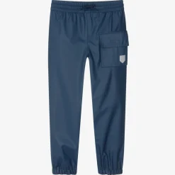 Navy Blue Splash Trousers