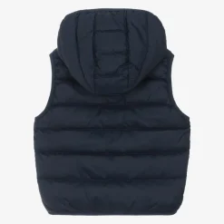 Navy Blue Varsity Tiger Down Gilet