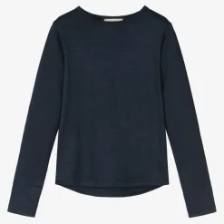 Navy Blue ZQ Merino Wool Top