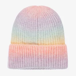Ombre Rainbow Knit Beanie