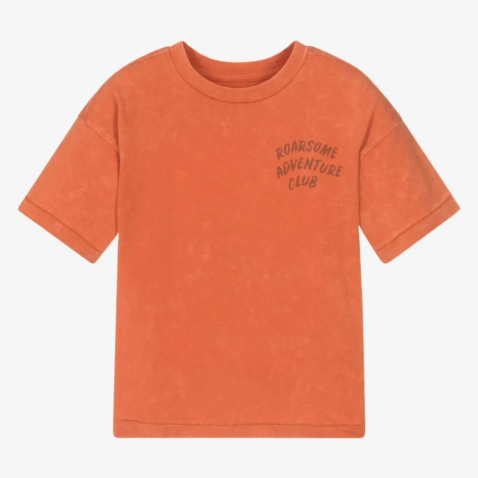 Orange Cub Organic Cotton T-Shirt