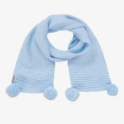 Pale Blue Belle Knitted Scarf (88cm)