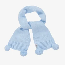 Pale Blue Belle Knitted Scarf (88cm)
