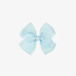 Pale Blue Bow Hair Clip (10cm)