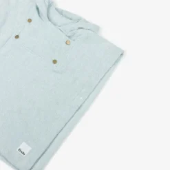 Pale Blue Hooded Cotton Poncho Towel