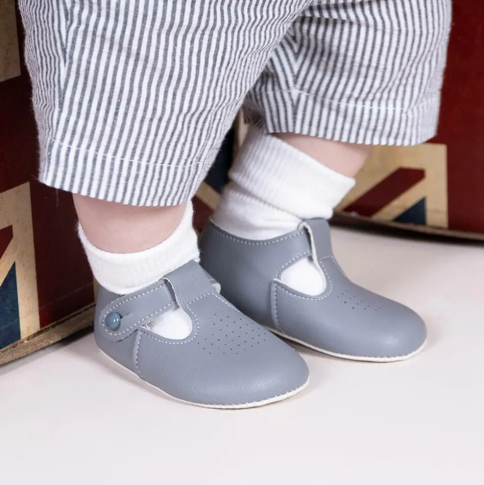 Pale Blue Pre-Walker Shoes