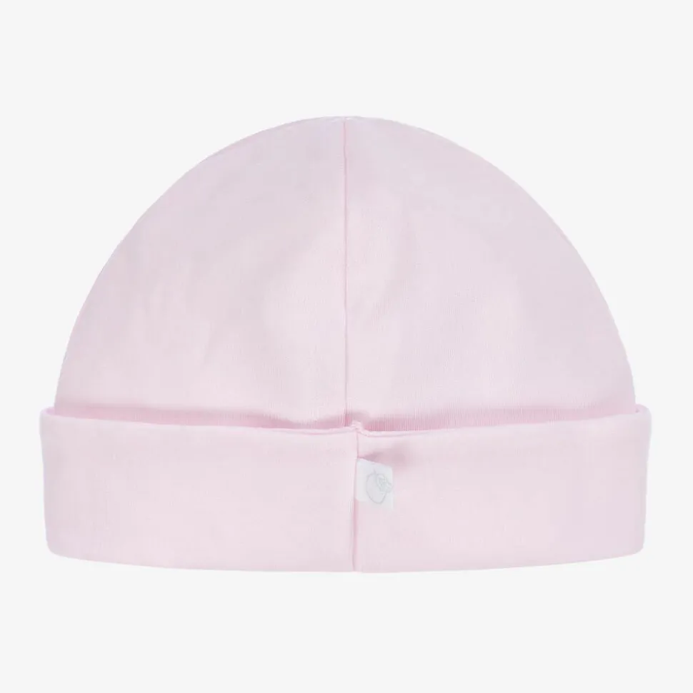 Pale Pink Cotton Baby Hat