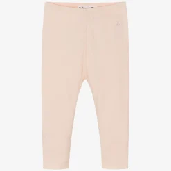 Pale Pink Cotton Leggings