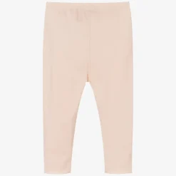 Pale Pink Cotton Leggings