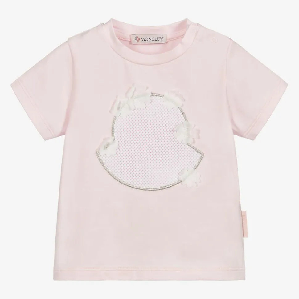 Pale Pink Logo Baby T-Shirt