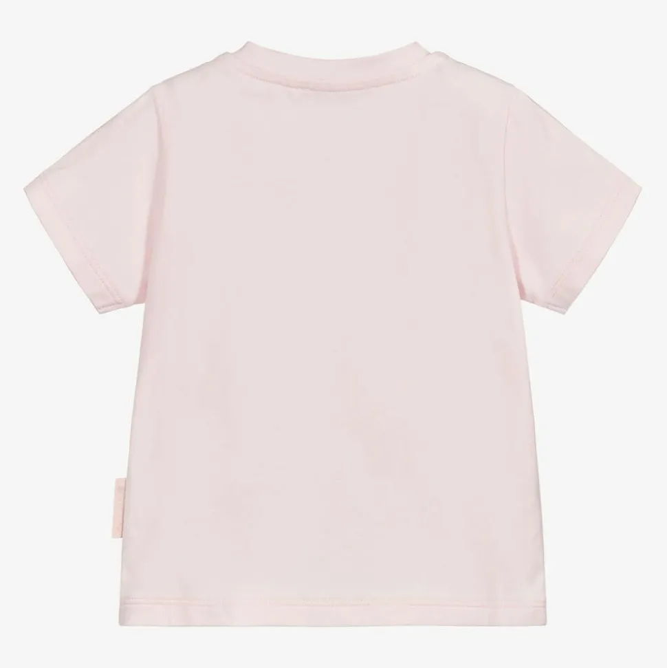 Pale Pink Logo Baby T-Shirt