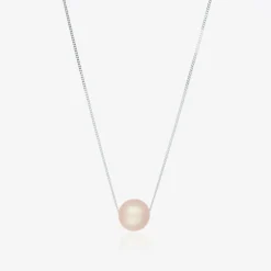 Pearl & Silver Necklace (45cm)