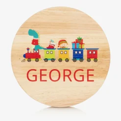 Personalised Christmas Train Wooden Stool