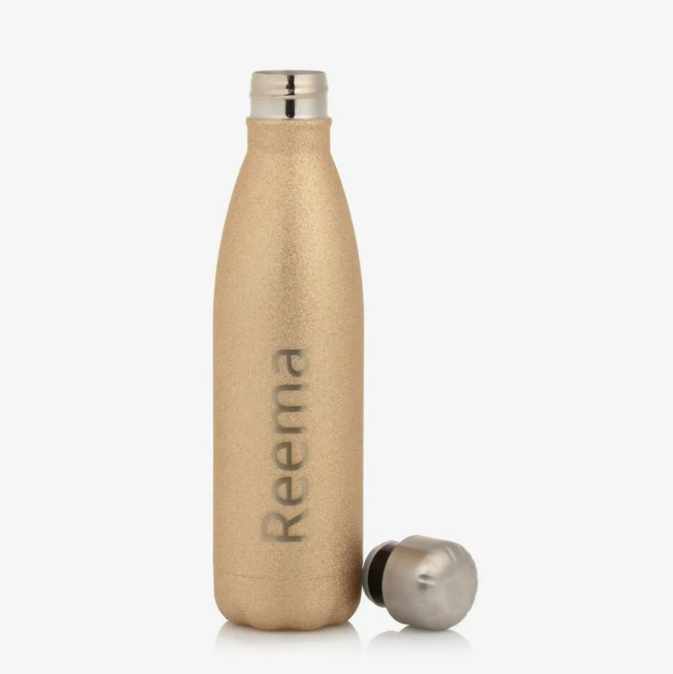 Personalised Gold Water Bottle (27cm)