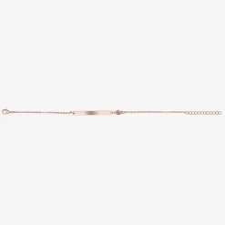Personalised Rose Gold Swarovski Bracelet (21cm)