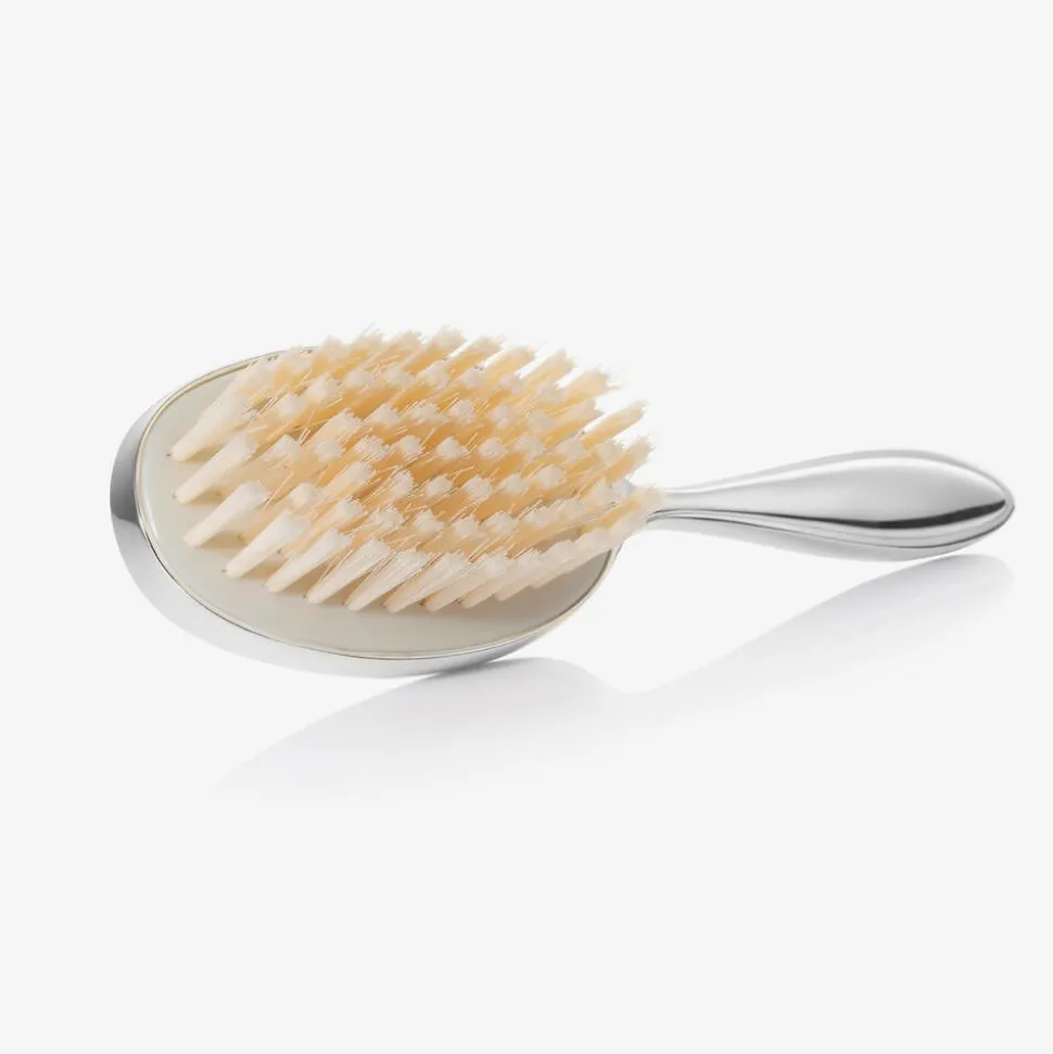 Personalised Silver Hairbrush & Comb Keepsake